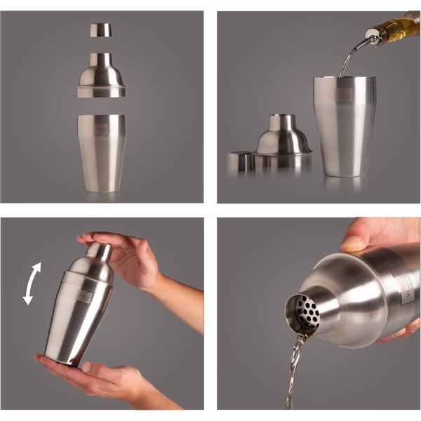 Coctelera Acero Inoxidable - Cocktail Shaker & Strainer
