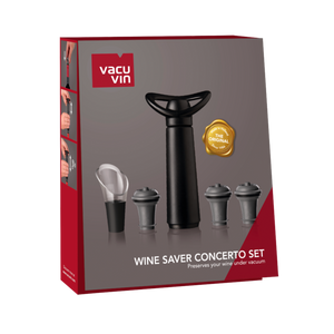 Vacu Vin | Set de Regalo (bomba, tapones y servidor) | Gift Set Wine Saver (Accesorios para vino)