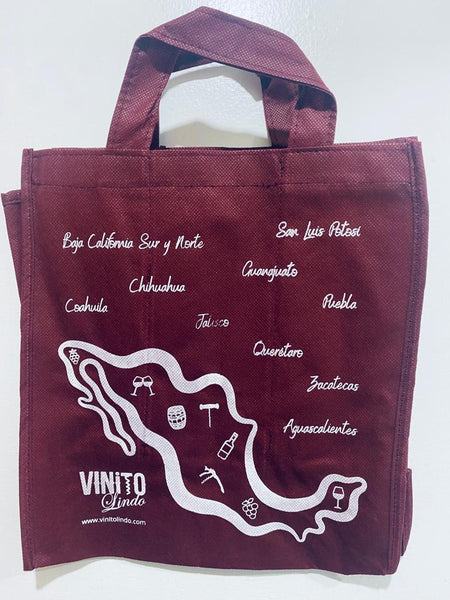 Porta Vinitos, Bolsa con 6 Espacios