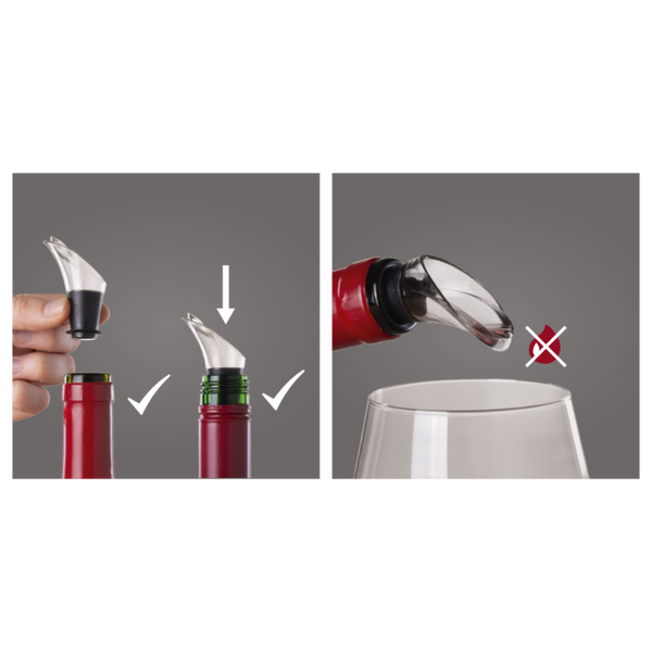 Servidor de Vino de Cristal - Wine Server Crystal | Set of 2